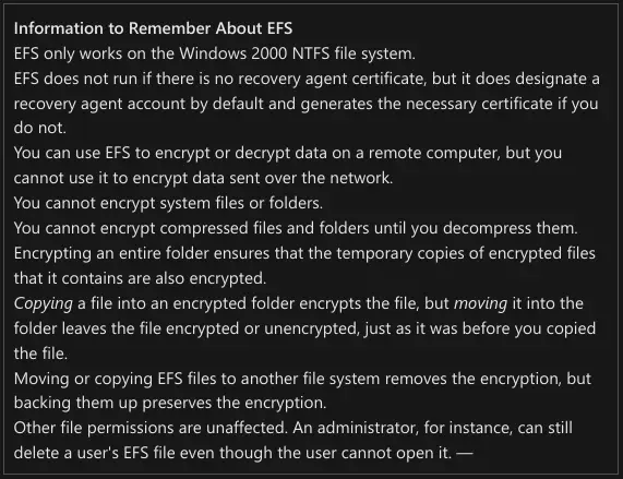 EFS